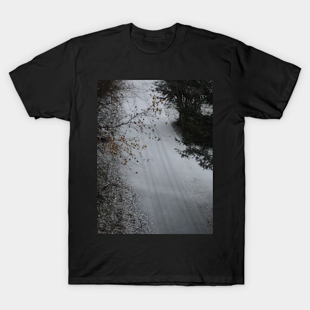 Winter Tracks T-Shirt by ajaxblak